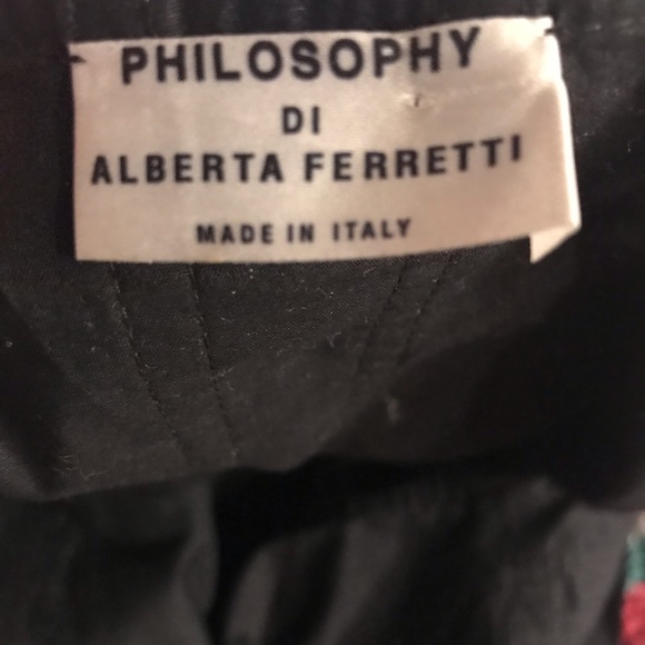 EUC Philosophy di Alberta Ferretti black maxi dress - Picture 7 of 8